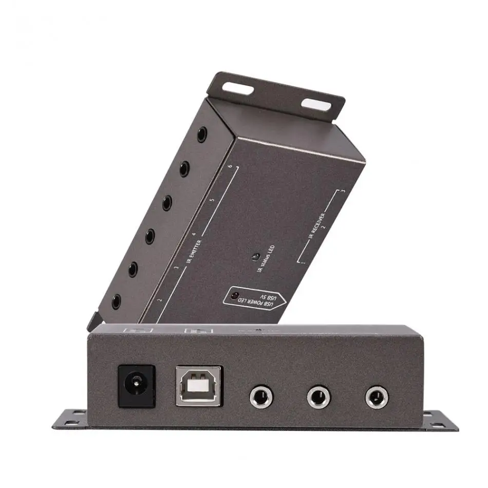 

110-240V Infrared Remote Extender 8 Emitters 1 Receiver IR Repeater System Kit US UK EU Plug Optional