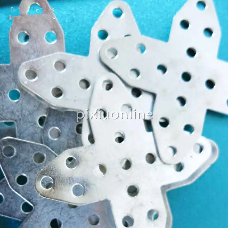10pcs J119 Cross shaped Iron Sheet with Multi Holes 2.05mm Diameter DIY Parts Russia