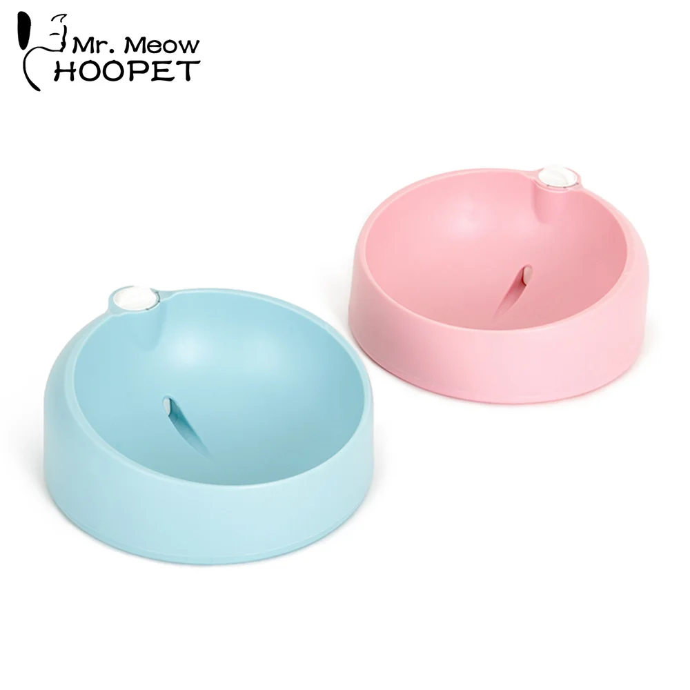 

Hoopet 2000ml Pet Cat Bowl Water Bottle For Large Dog Kitten Drinking Automatic Fountain Slow Water Dispenser Plastic Dog Bowl