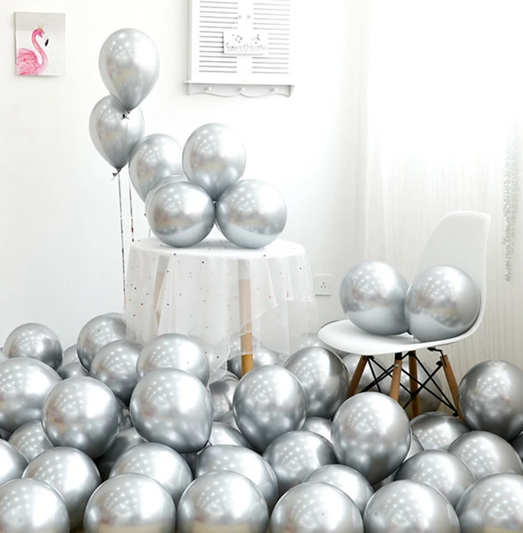 Металлические шары, 20 шт, свадебные, выпускные,, вечерние украшения, только что замужние, для мальчиков и девочек, 30th 40th 50th 60th Birthday