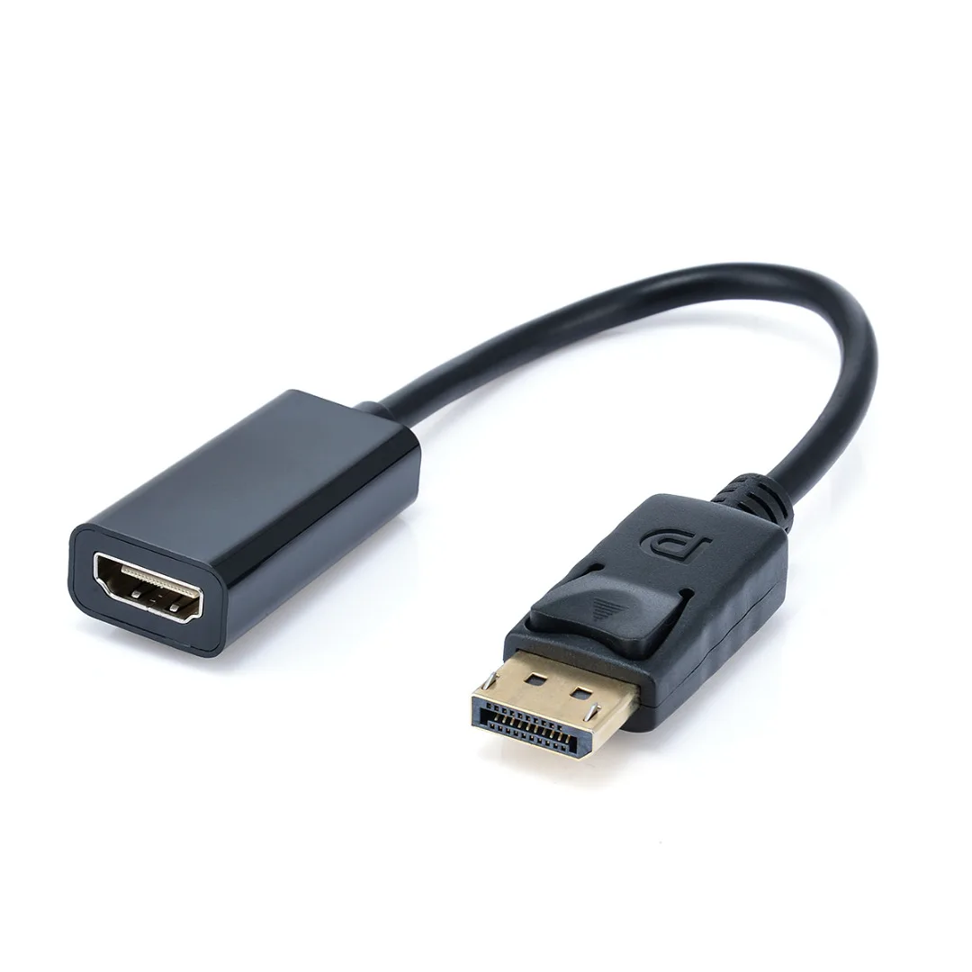 Кабель конвертер для ноутбука Lenovo 1 шт. 20 см 1080 p HDMI|display port to hdmi|display portdisplay |