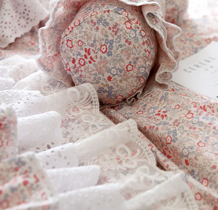 Princess ruffled bedding set adult teen,twin full queen ...