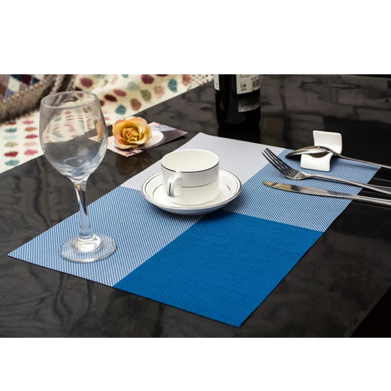 

1PC Fashion place mat PVC dining table mat Table placemats for table decoration accessories 45X30 cm