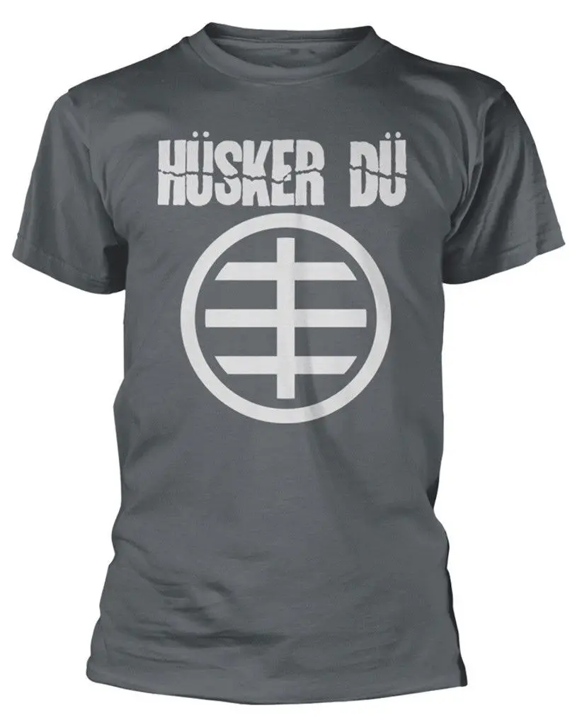 Husker Du 'Circle Logo' (серый) T-shirt-NEW & OFFICIAL! Hip Hop tee shirt, NEW футболки arrival Fashion style men Tee men s tee shirt s Husker Du 'Circle Logo' (серый) T-shirt-NEW & OFFICIAL! Hip Hop tee shirt, NEW футболки arrival Fashion style men Tee men s tee shirt s
