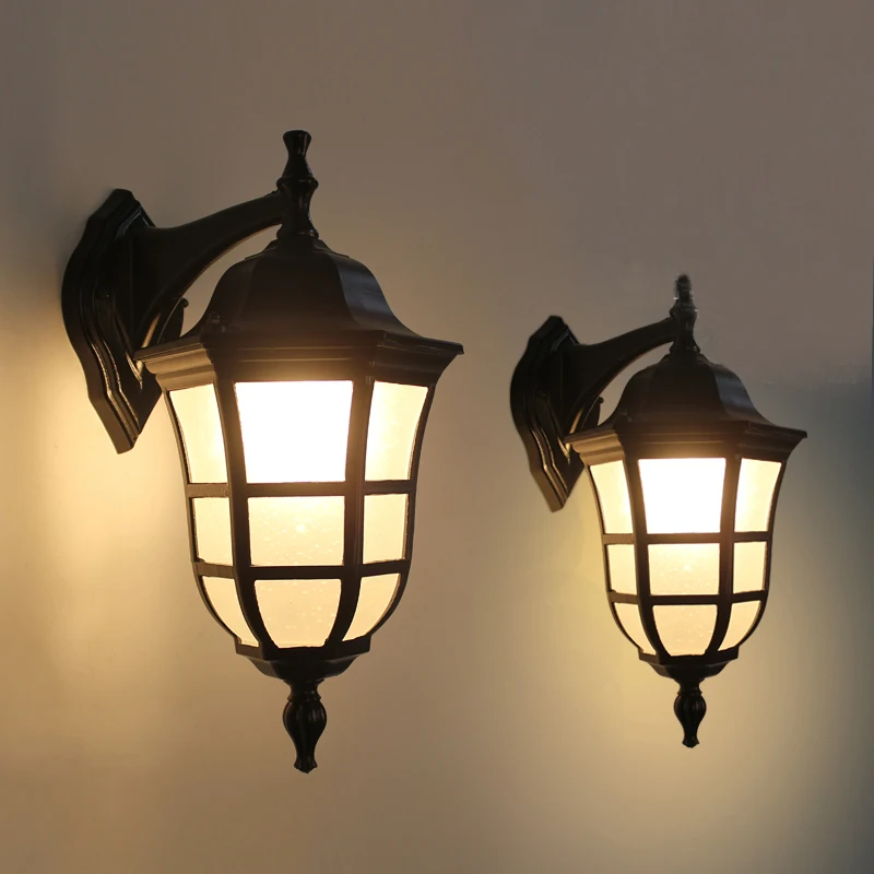 

Creative LED Wall Porch Light European Style Garden Villa Landscape Street Courtyard Lamp Waterproof Wedding Decoration Garland
