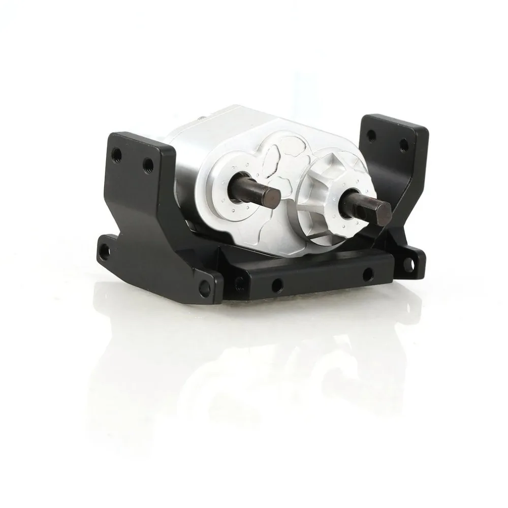

Metal Gearbox Transfer Case with 72MM Mount for 1/10 RC Crawler Axial SCX10 D90 Hsp Redcat Tamiya Axial Servo Accessories