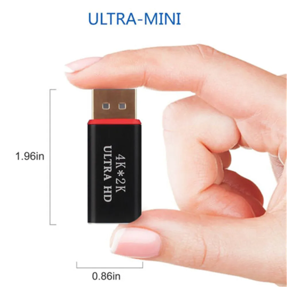 4K Ultra HD DP to HDMI конвертер * 2K 30Hz видео аудио разъем порт дисплея к адаптер папа