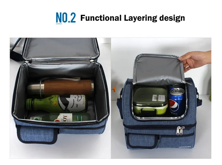 DENUONISS Brand Lunch Bags Cooler Refrigerator Outdoor Travel Thermal Bag Lunch Bag Beer Fresh Package Storeage with YKK Zipper DENUONISS Brand Lunch Bags Cooler Refrigerator Outdoor Travel Thermal Bag Lunch Bag Beer Fresh Package Storeage with YKK Zipper