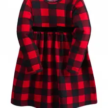 Dresses Veselyy malysh 8701-140-red children's clothing dress for girls