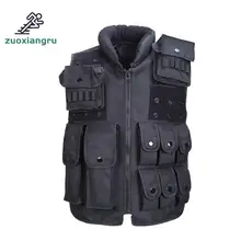 Тактический жилет крутой мужской s охотничий жилет для тренировки на улице военные армейские разгрузочные жилеты мужской жилет защитный подсумок для журналов черный