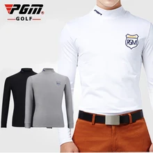 PGM тренировочный костюм для гольфа рубашка для гольфа мужская быстросохнущая футболка с длинным рукавом из молочного шелка теплая 3 цвета Топ YF034
