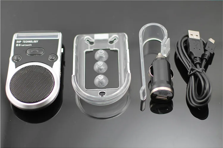 Солнечные Bluetooth Car Kit ЖК-дисплей Дисплей Hands Free Bluetooth Динамик с автомобиля harger Libres Bluetooth car Kit