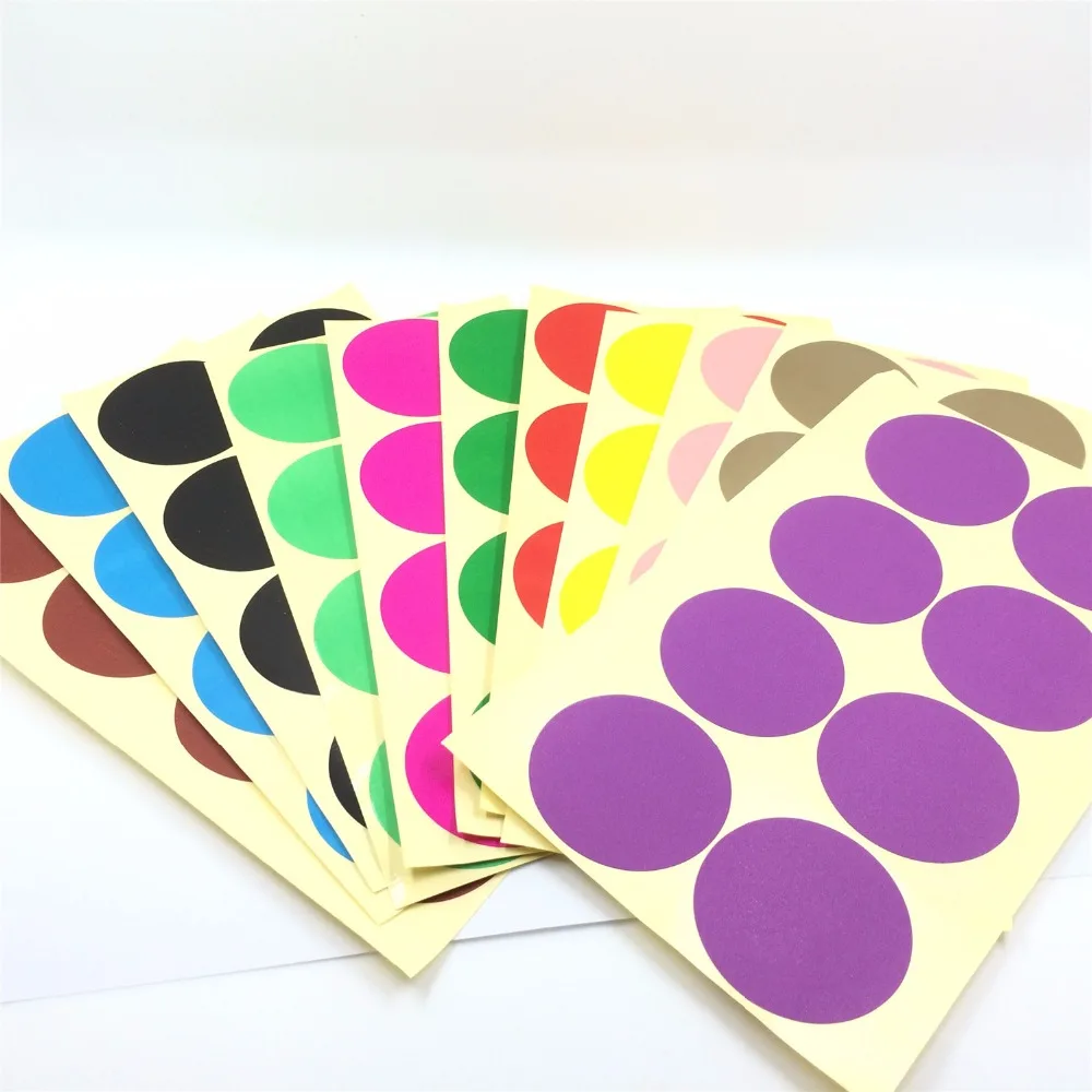 Decorative Stickers 120pcs/lot 5cm dia Stickers Sticky Notes Cute Office Supplies Scrapbooking Gift Package Sealing Stickers for Cookie/Candy pack