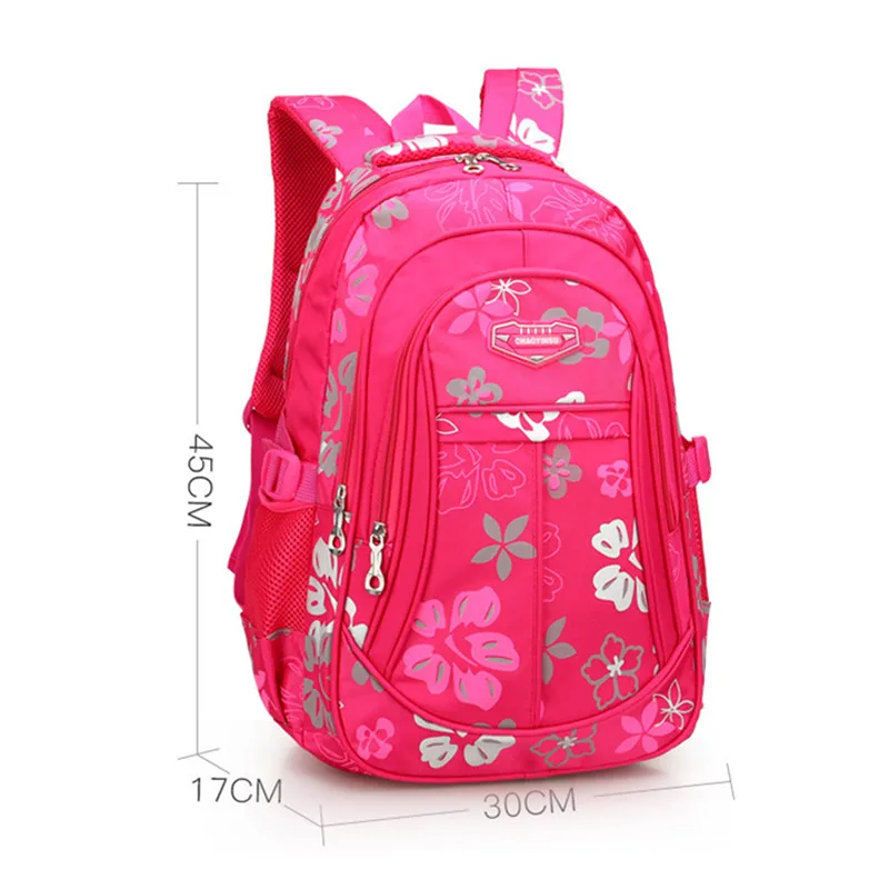 Детские школьные сумки, ортопедические школьные сумки, рюкзак принцессы, детские школьные сумки для девочек, рюкзак для начальной школы, mochila infantil - Цвет: rose red large