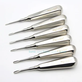

6pcs/Set Dental Quite Invasive tongue scraper Very minimally invasive tooth extraction Dental surgical instruments