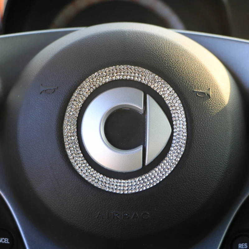 Персонализированная наклейка на руль для Mercedes Smart 453 Fortwo Forfour аксессуары