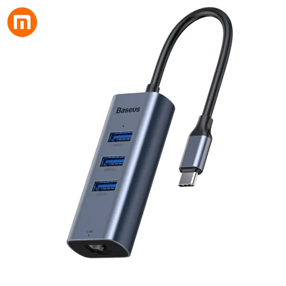 Горячий Xiaomi Baseus Мульти USB 3 0 type C концентратор порт для Macbook Air Pro Otg HDMI RJ45 адаптер