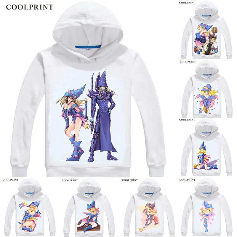 Черные мужские толстовки с капюшоном Dark Magician Girl s дуэль монстров Yu-Gi-Oh King of Games