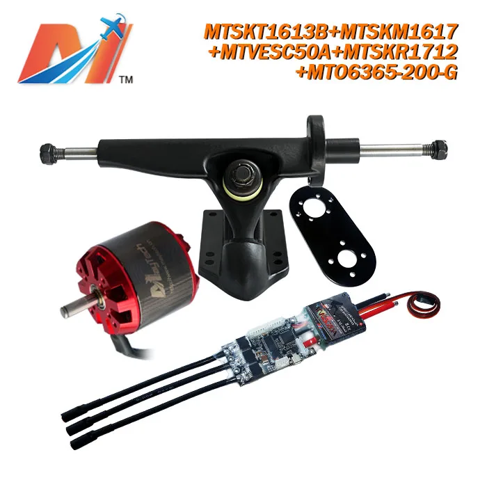 

Maytech electro bicycle 6365 200kv brinquedos eletricos and SuperEsc based onvesc and motor skate mount with truck