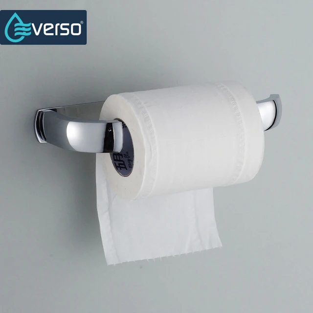 EVERSO Acier Inoxydable Rouleau De Papier Toilette Titulaire Wc Porte,Rouleau de Papier Tenez Mur