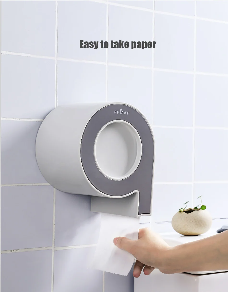 GUNOT держатель для туалетной бумаги настенный гигиенический диспенсер для бумаги ящик для хранения для ванной комнаты портативный держатель для салфеток аксессуары для ванной комнаты