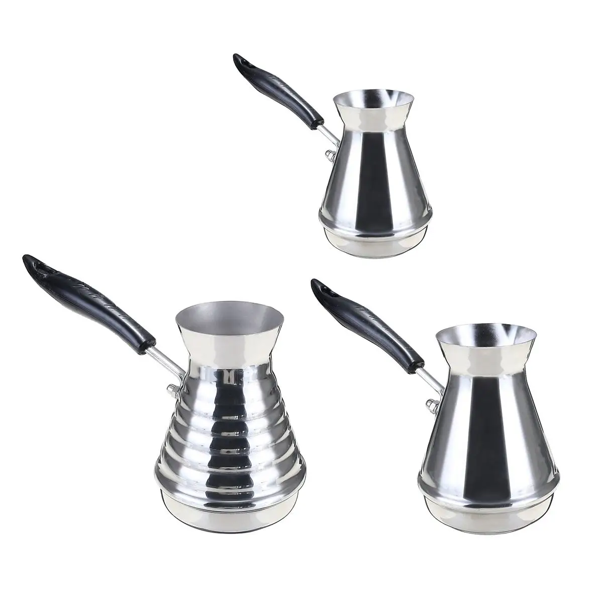 

250ml 350ml 500ml Coffee Maker Pot For Home Turkish Coffee Portable Stainless Steel Pot Mini Machine Manual Spout Kettle
