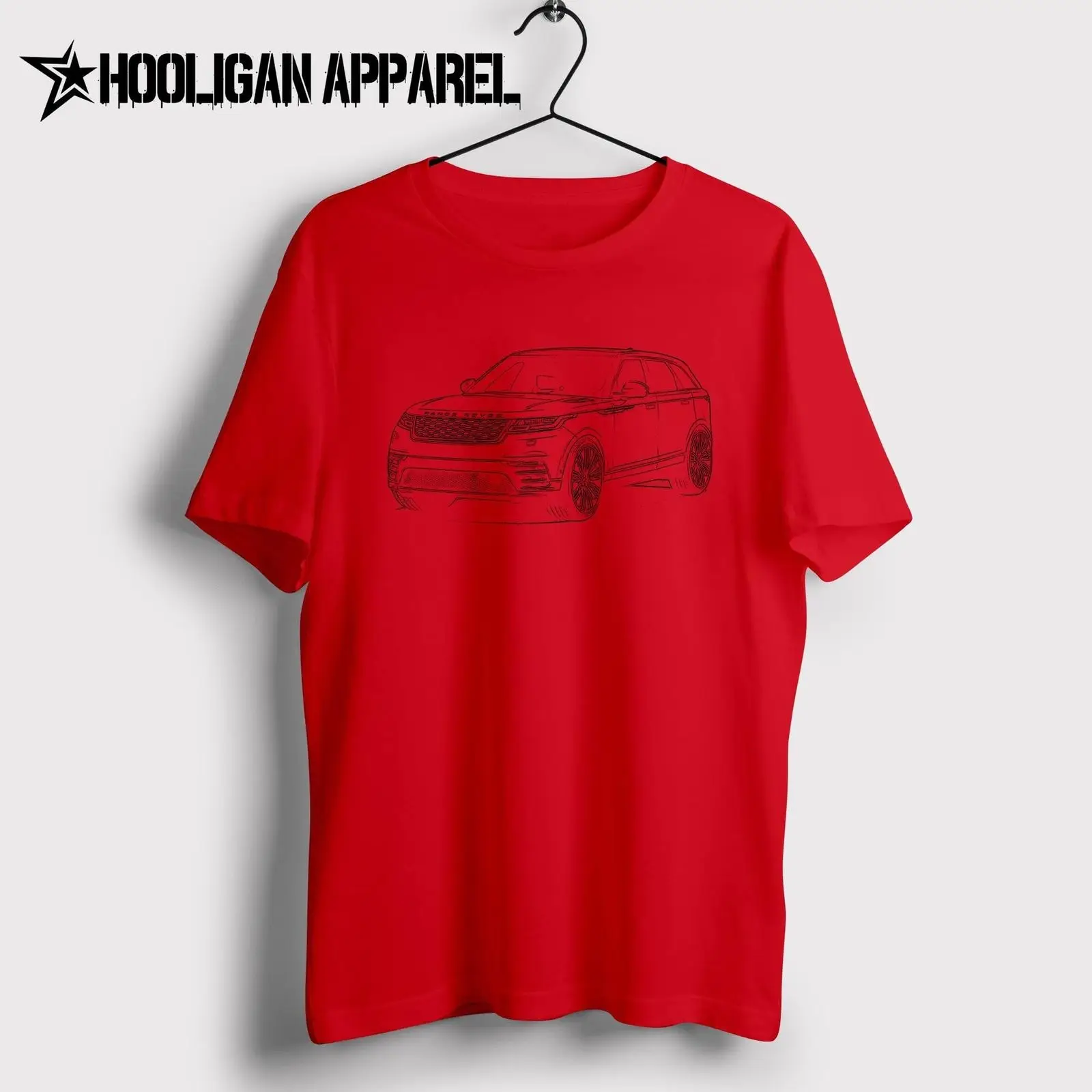 2019 Summer T Man Clothing British Classic Car Fans Velar 2017 Inspired Car Art T-Shirtcomfortable Male T-Shirt
