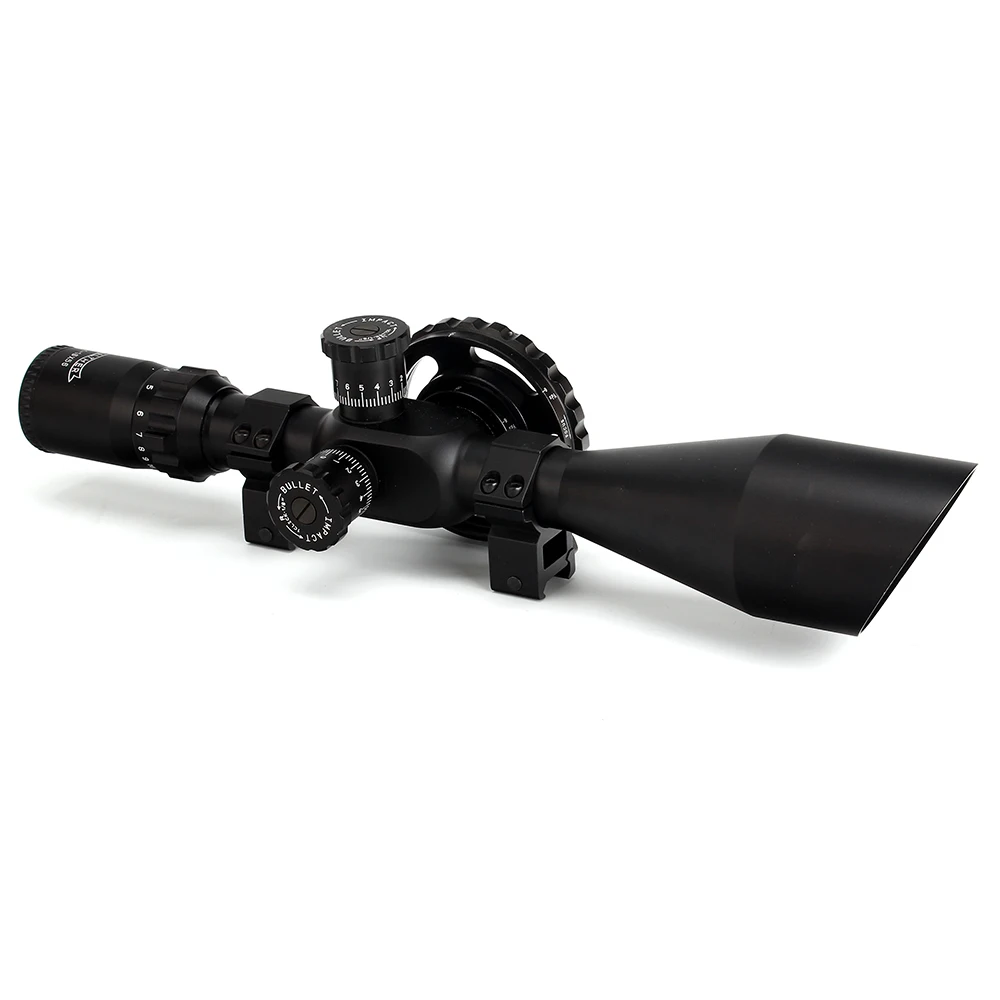 WALTHER FT 4-16X56 Hunting Riflescope Mil Dot Glass Etched Reticle Side Wheel Parallax Adjustment Turrets Reset Rifle Scope (4)