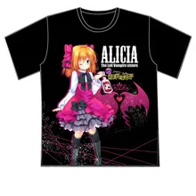 Японский Летний стиль футболка лоли вампира сестры Алисия аниме T рубашка мужская мода Для женщин Повседневное короткий рукав Футболка Топы