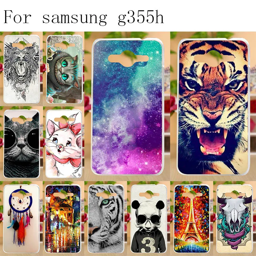 

Anunob Soft TPU Silicone Cover For Samsung Galaxy Core II G355H G355M Case Coque For Galaxy Core 2 Core2 G3556D G3559 G3558 4.5
