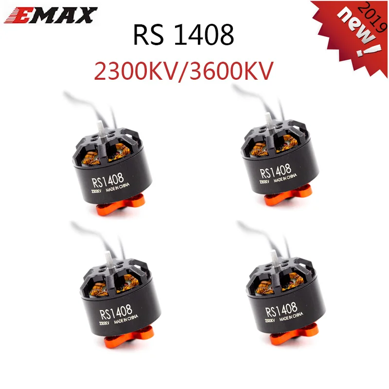 100% оригинальный продукт Emax RS1408 2300KV 3600KV гоночный двигатель для радиоуправляемого