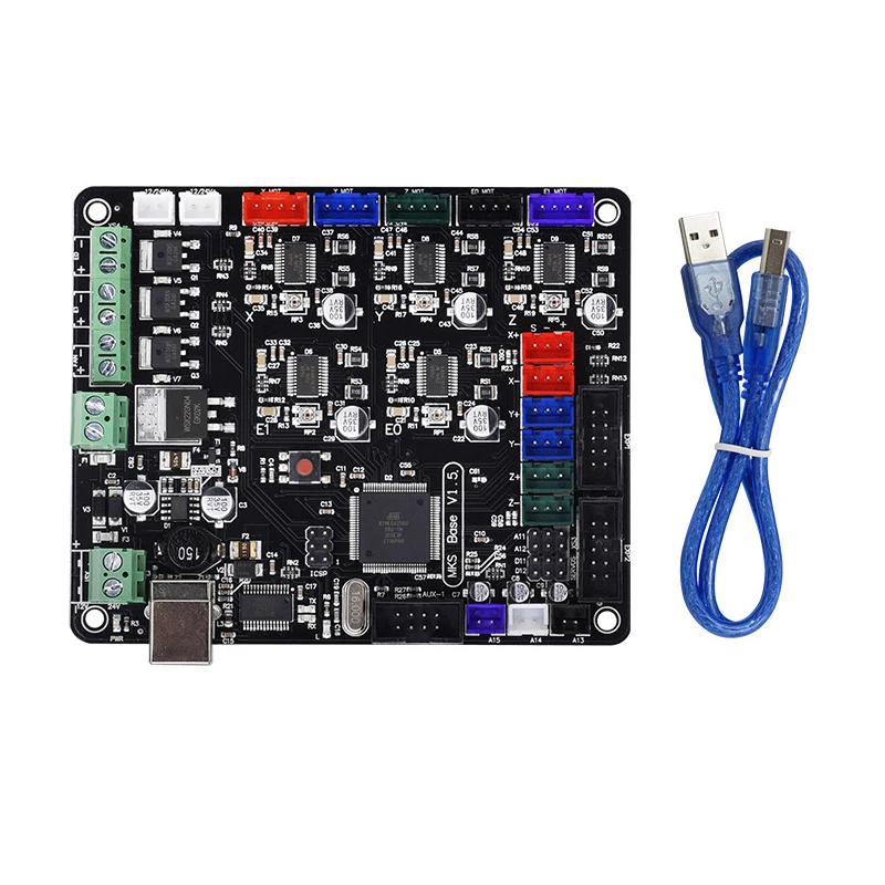 

MKS BASE V1.5 Controll Board mainboard Smart Controller usb Cable Compatible with Mega2560 & RepRap RAMPS 1.4 3d printer parts