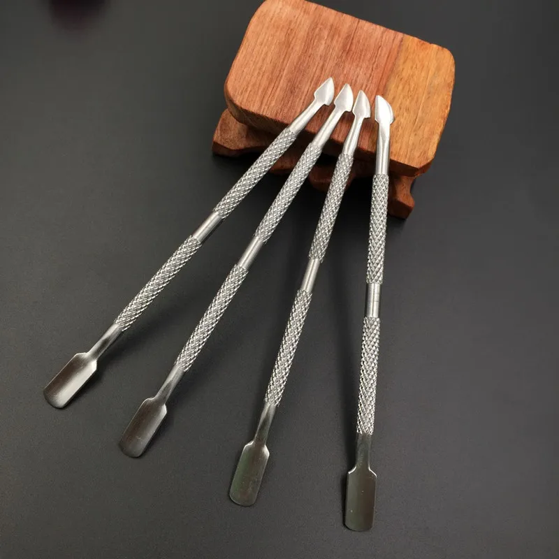

Stainless Steel Dual-use Dead Skin Pusher Callus Removers&Acrylic Nail Art Remover Nail Tool