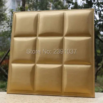 

Acoustic Panels 16pcs40*40cm Leather panel PU Leather Wall Panel panel acustico Choice Of Fabric Headboard, Feature Wall