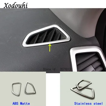 

For Hyundai Tucson 2015 2016 2017 2018 car styling head front Air conditioning Outlet Vent garnish cover frame trim part 2pcs