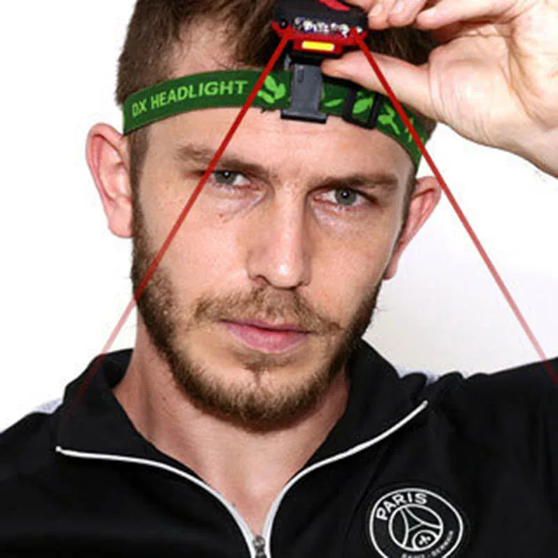 

Hand sensing and nod sensing 5 LED Clip Hat Cap Lamp Light Headlamp Camping Hiking With Batteries Fishing hs