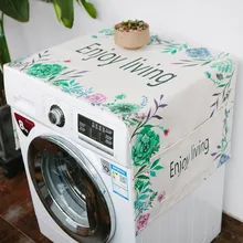 Стиль стиральная машина барабанного типа крышка пылезащитные Чехлы Многофункциональный пылезащитный чехол для холодильника сумки для хранения 50*140 см