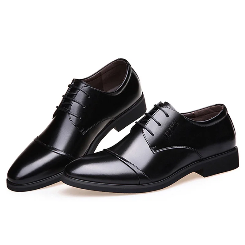 DBTX/Мужские модельные туфли; деловые туфли из мягкой лакированной кожи с острым носком; мужские оксфорды на плоской подошве в стиле дерби; Zapatos; 617