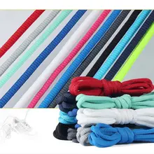 Рождественские подарки для вас! 1 пара полукруг износостойкие однотонный яркий цвет шнурки для обуви с чистым узором