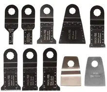 10 pcs mix Oscillating multi tool Saw Blade Accessories for Ridgid AEG Worx etc Multi master power tool ,wood metal cutting