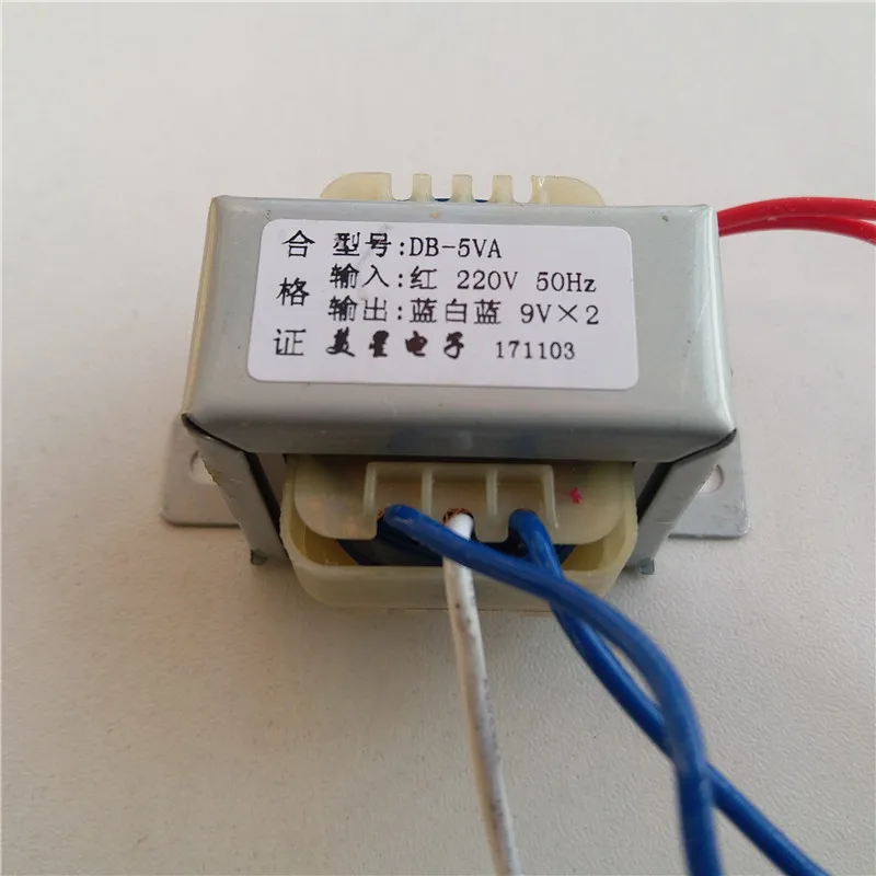 

9V-0-9V 0.26A Transformer 5VA EI41 Transformer 220V input Power Transformer for pre-amplifier board