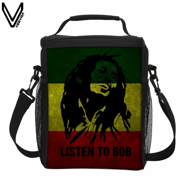 Veevanv 2017 New Casual Custom Bob Marley Lunch Bag Picnic Insulated Veevanv 2017 New Casual Custom Bob Marley Lunch Bag Picnic Insulated Thermal Office Bags