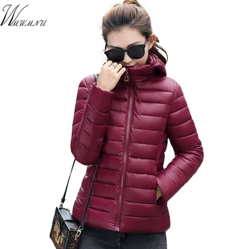 

Wmwmnu Autumn Parkas Women Tops thin and Slim Coats Fashion Colorful Parkas down cotton Outwear Parkas Female Winter