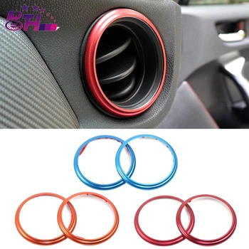 

2pcs New Arrival Car Air-conditioning Outlet Decoration Fit For SUBARU STI BRZ Toyota TRD 86 GT86 Car Styling