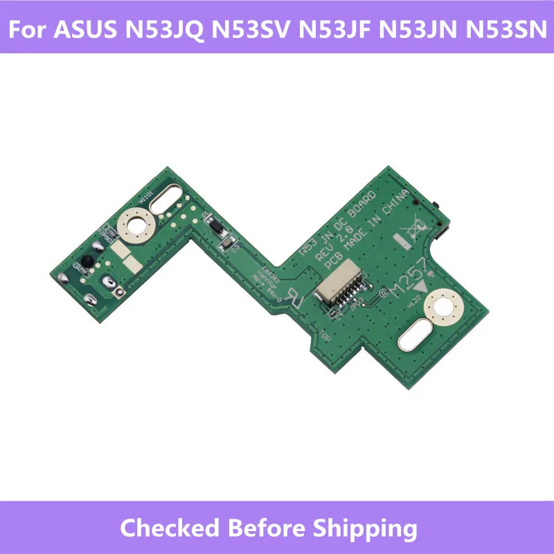 Запасные части для Asus N53 сменная плата с разъемом питания постоянного тока ASUS N53JQ