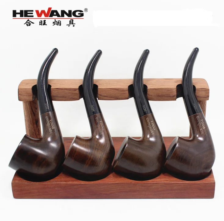 DL DELETE NEW Smoking Set African Blackwood Wood Smoking Pipe Bending