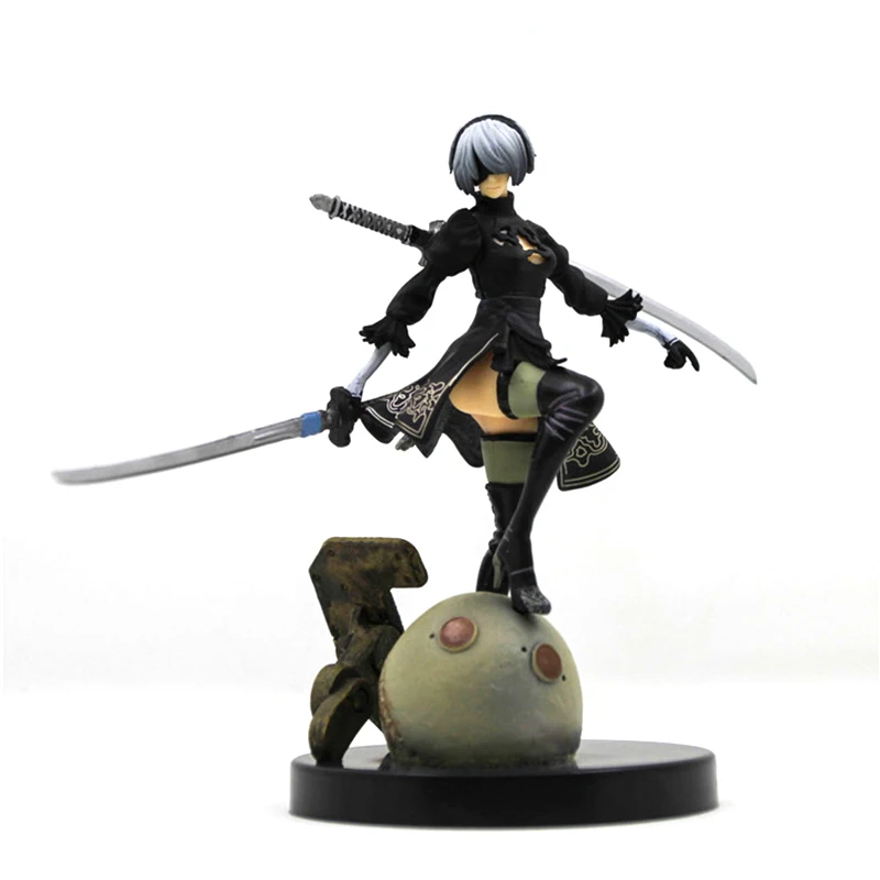 

ELBCOS NieR:Automata YoRHa No. 2 Type B 15cm/5.9'' Boxed PVC Collection Model Action Toys Figures Dolls
