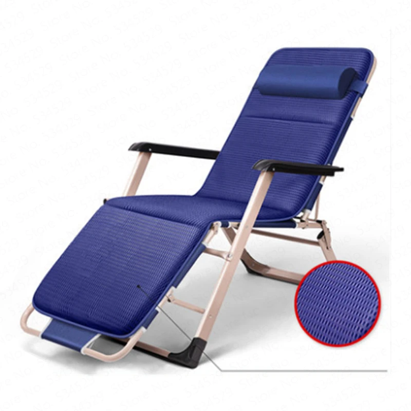 

B Folding lounge chair office lunch break siesta folding chair beach lounge chair pregnant women back chair