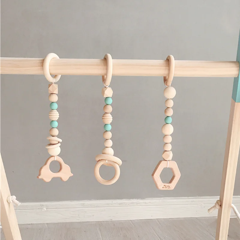 

Set Of Three Beech Elephant Wooden Baby Teether Silicone Beads For DIY Baby Teething Rodent Nursing Necklace Pendant Toy Teether