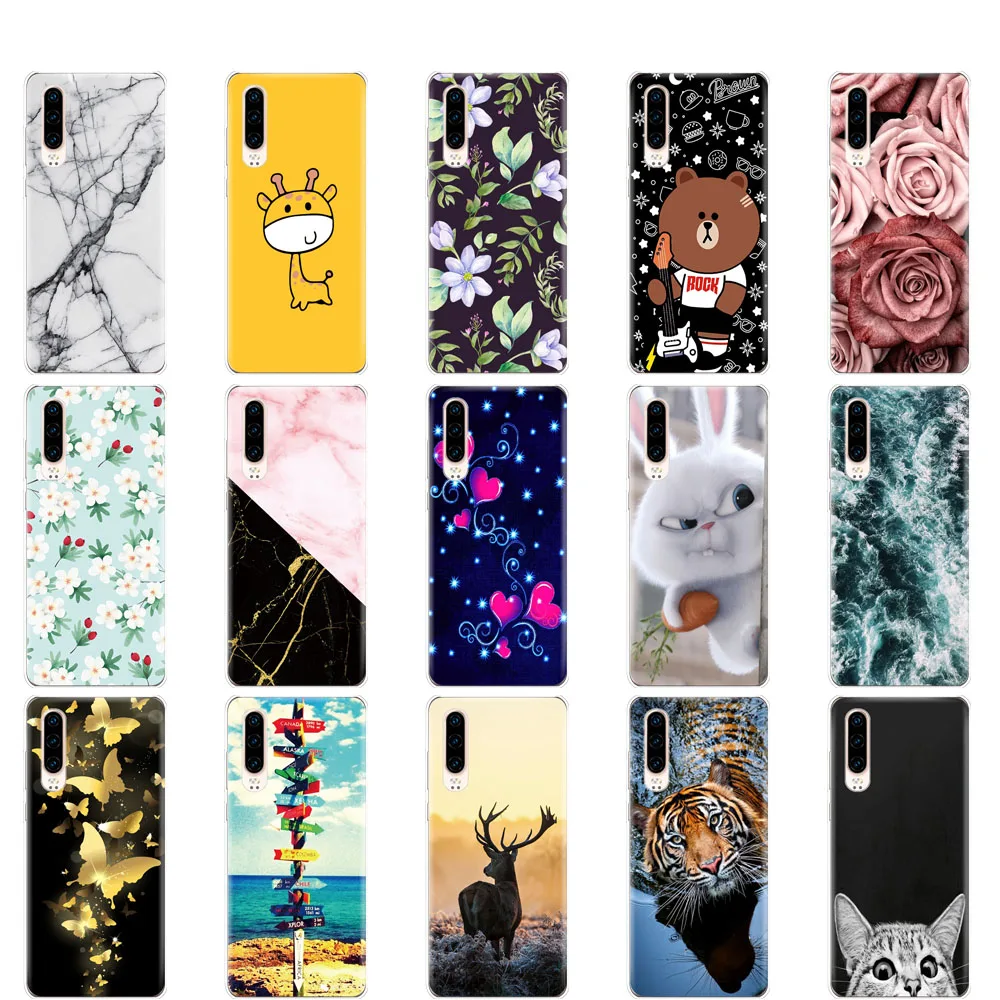 case for Huawei P30 Pro Case Huawei P30Pro Case Silicone TPU Phone Back Cover On Huawei P30 Pro VOG-L29 ELE-L29 P 30 Lite Case